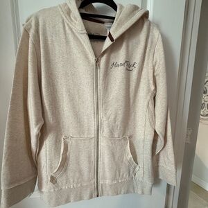 Hard Rock Cafe Hard Rock Hollywood Full Zip Hoodie Size XL